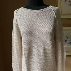 Vince woven silk pullover